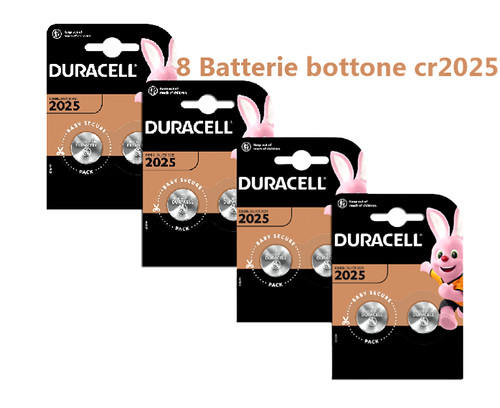 Batteria bottone duracell - 8, a