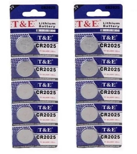 10x batterie bottone - batterie,