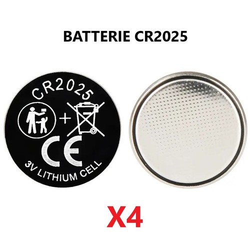 Pile batterie cr2025 - 4, coin