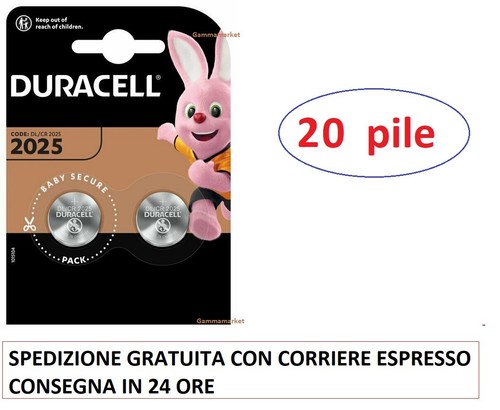 Pile duracell cr2025 litio - duracell,