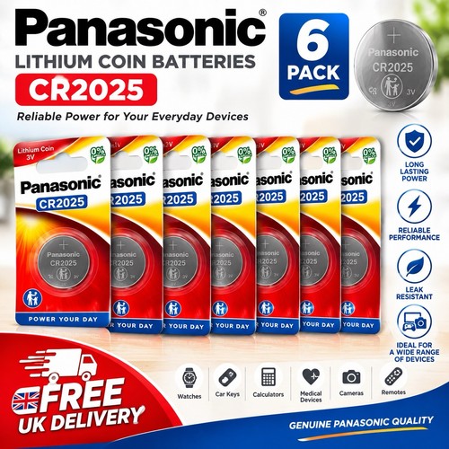Panasonic cr2025 batterie - panasonic,