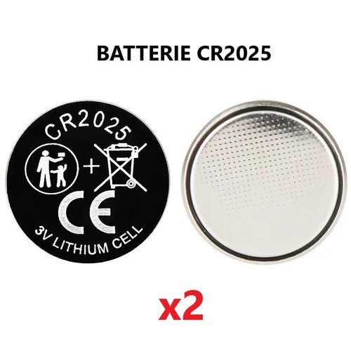 Pile batterie cr2025 coin - batterie, 3v