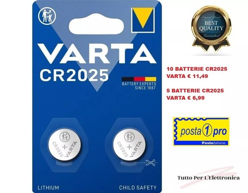Pile cr2025 varta top batterie - top,